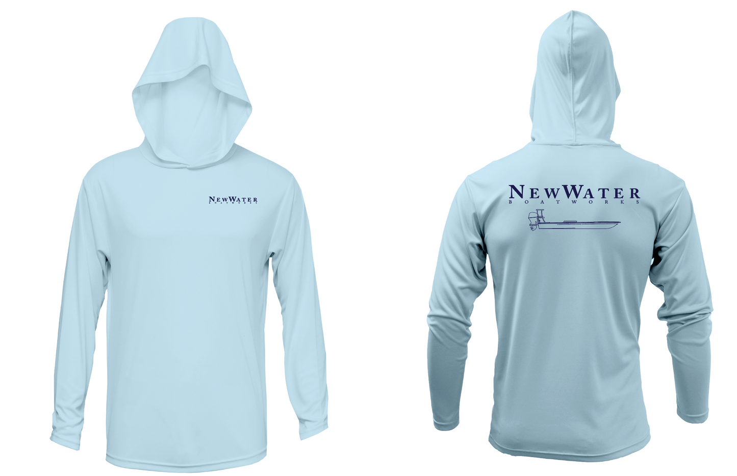 Ice Blue Hooded UPF